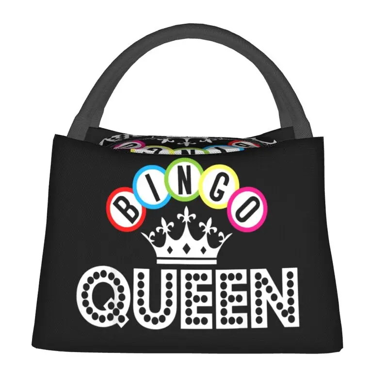 Custom Hot Game Bingo Lunch Bag Men Women Thermal Cooler Insulated Lunch Boxes for Work Pinic or Travel