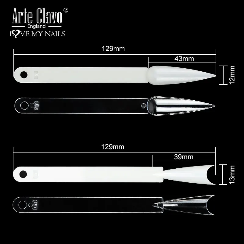 Bâtons d'affichage pour faux ongles, 50 pièces, tableau de couleurs naturel clair, Style éventail ovale, panneau d'affichage détachable pour outils de manucure Nail Art