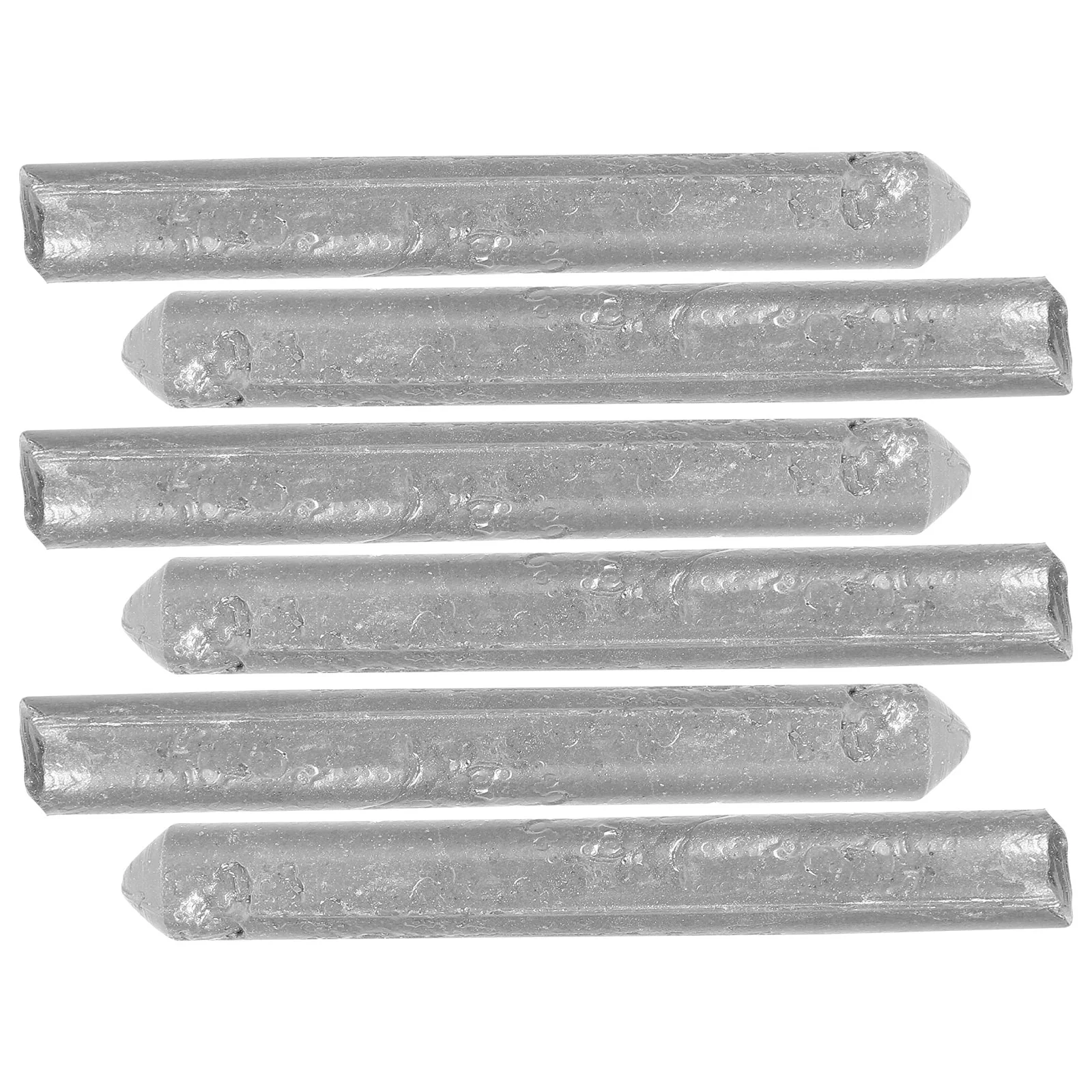 6 Buah Batang Aluminium Tangki Air Batang Universal Suhu Rendah Artefak Las untuk Semua Persediaan Stik Logam Perak