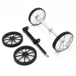 Folding Bike 100mm Easywheel Extension Rod for Brompton Birdy Rear Rack Easy Wheel Telescopic Bar Aluminum Alloy CNC