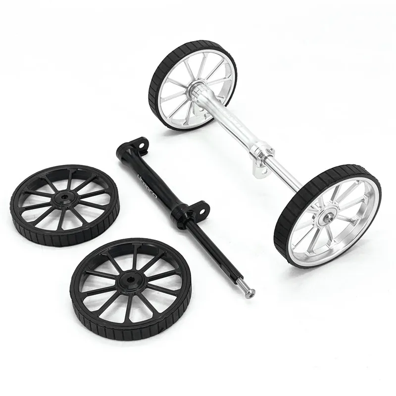 Rower składany 100mm przedłużenie Easywheel dla Brompton Birdy tylna zębatka łatwe koło teleskopowa belka ze stopu aluminium CNC