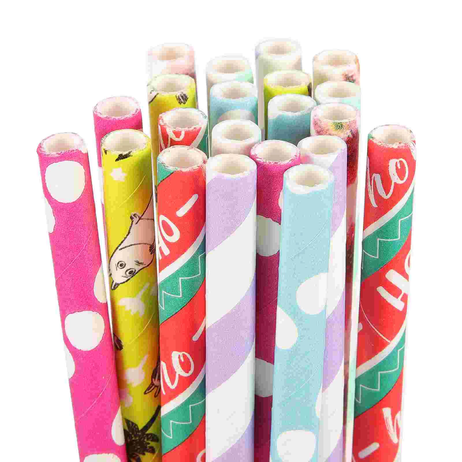 50 Pcs Marshmallow Stick Lollipops Cotton Candy Supplies Holder Sticks Dedicated Paper Bars Cones