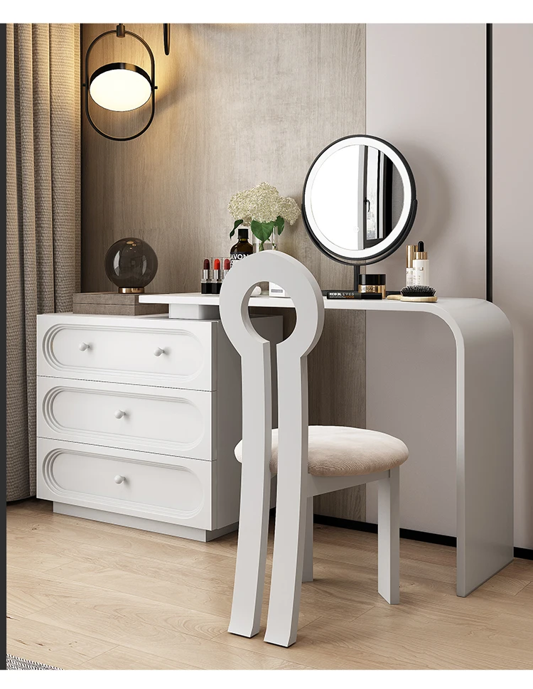 이탈리아 미니멀리스트 서랍장 통합형 침실 모던 미니멀리스트 수납 화장대
