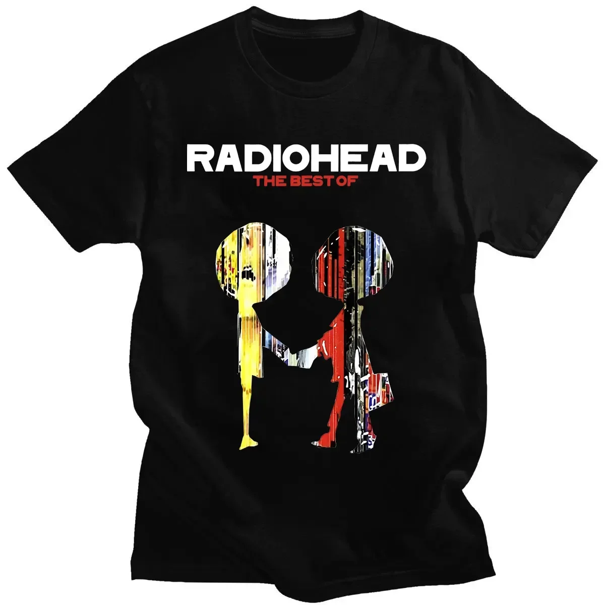 

Album muzyczny T-shirty graficzne Radiohead The Best of Vintage Rock Band T-shirt Hip Hop T Shirt Fashion Vintage Streetwear