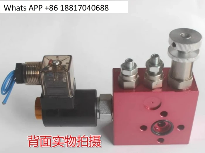

EF-02, EF-03 lifting valve, solenoid support valve, pressure holding valve, lifting load valve lifting platform