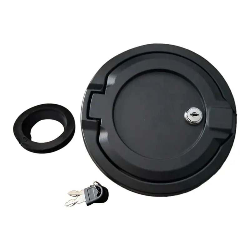 Car Fuel Gas Tank Cap Cover Locking Fuel Door With Key For Jeep Wrangler JL JLU 2018-2023 Tank Cover-N25R - view 6