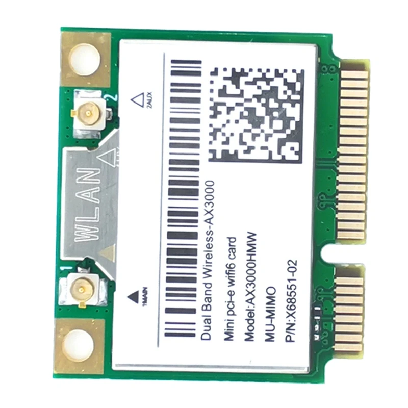 Карта Wi-Fi AX200 AX3000HMW Mini PCI-E Wifi 6, беспроводной адаптер 2,4G/5G Bluetooth 5,1 802.11AX для Win10