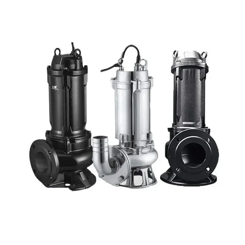 100WQ65-18-5.5 Sewage pump 5.5kw cast iron large flow three-phase non-clogged basement sewage pump