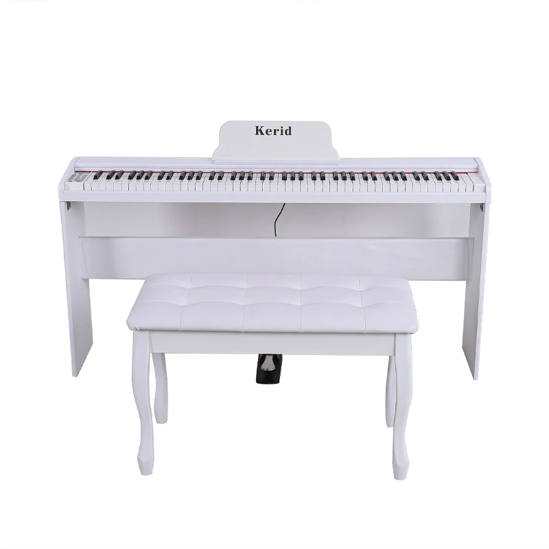 

New Product Piano Keyboard Digital Piano 88 Keys Pedals Digital Electronic White Stand Digital Piano