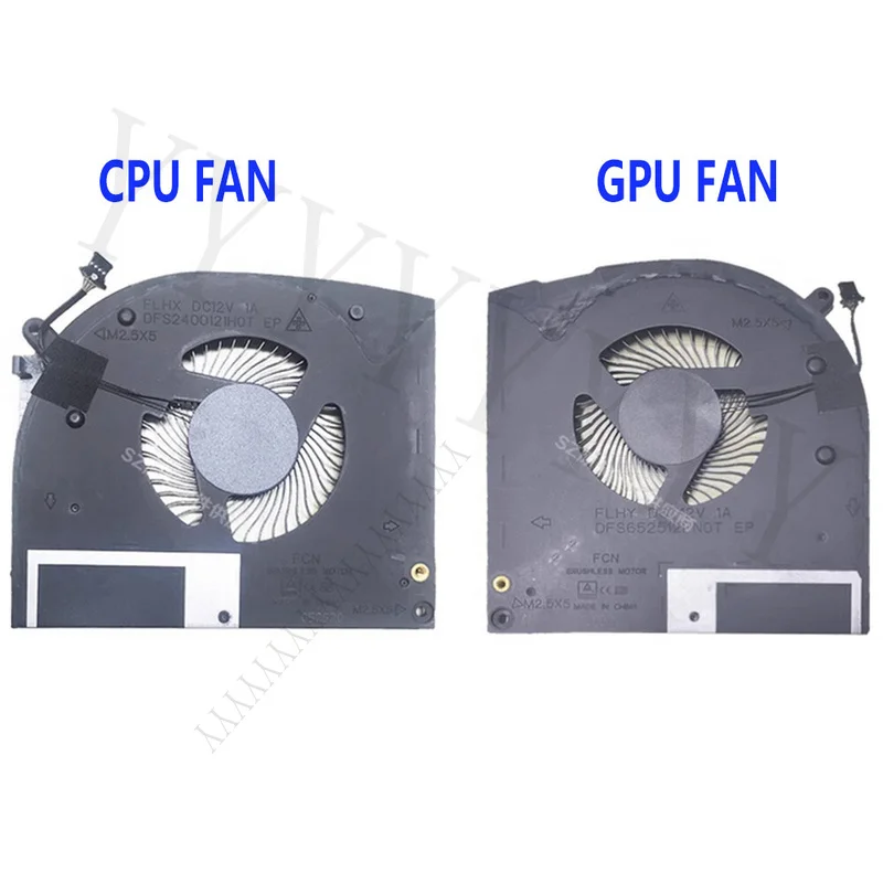 Y + pour DELL Alienware M15 R2, ventilateur de refroidissement pour ordinateur portable, processeur graphique N18E 0X9FRW FLHT P87F 12V