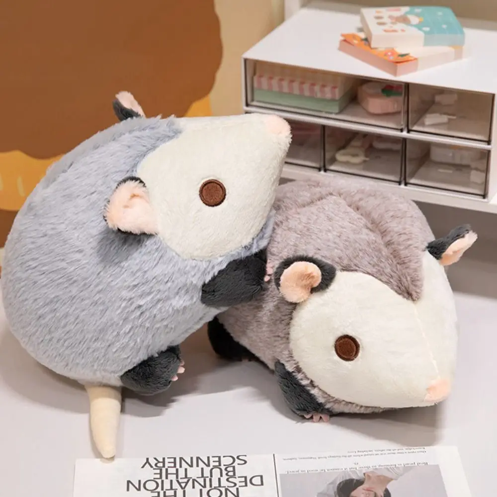 PP Cotton Simulation Mouse Plushie Doll Fluffy Soft Real Life Rat Plush Toys Comfortable Ins Realistic Mouse Stuffed Toy