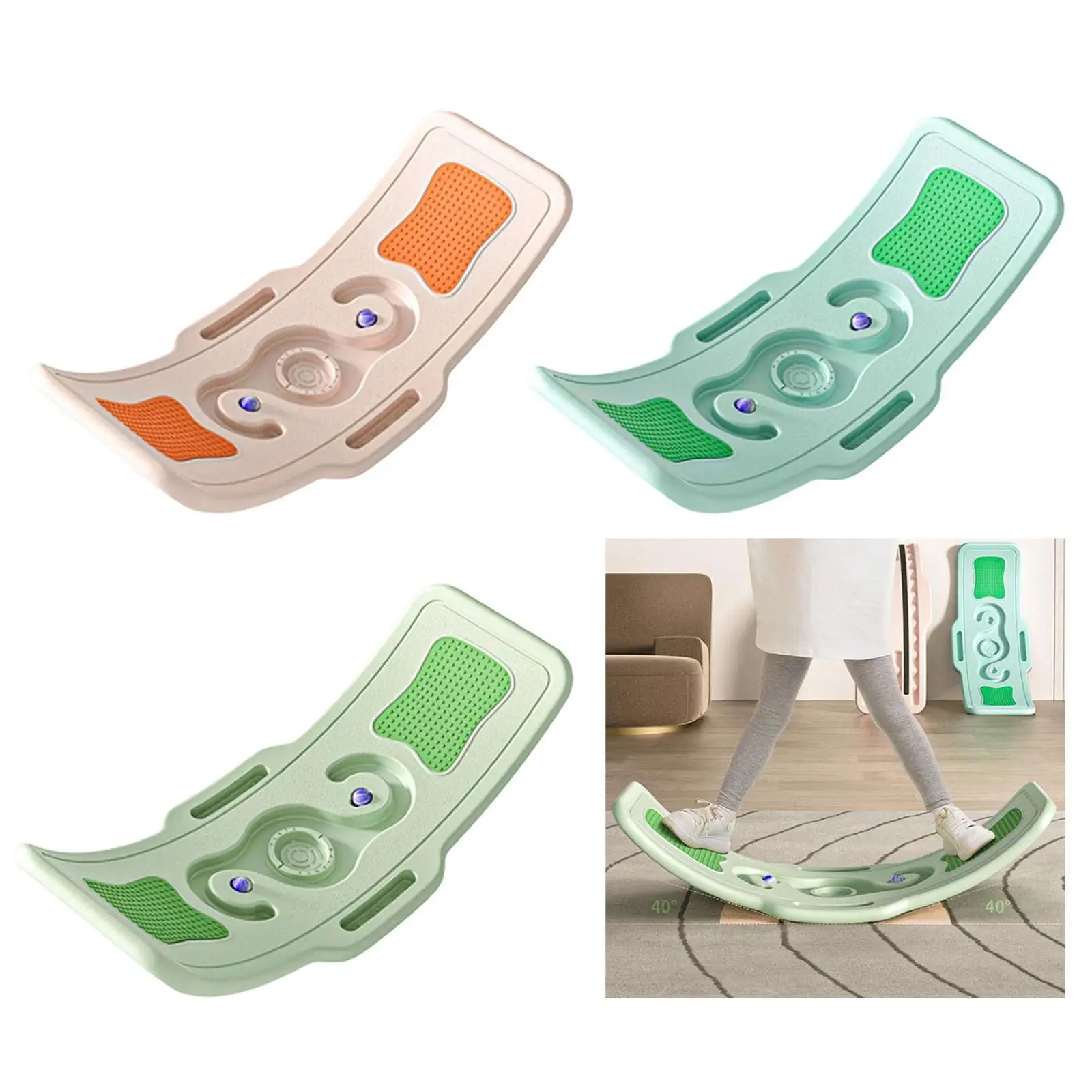Anti Slip Wobble Board Leg Strength Exercise Toy for Balance Training Home Preschool Sensory Equipment