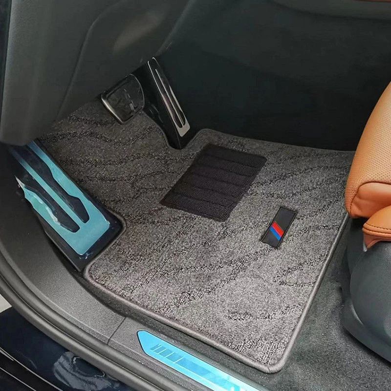 자동차 플러시 카펫 바닥 매트 발 패드, 인테리어 장식 액세서리, BMW 3 5 7 시리즈 E90 E92 E60 F10 F30 F01 F02 G12 G20 G30
