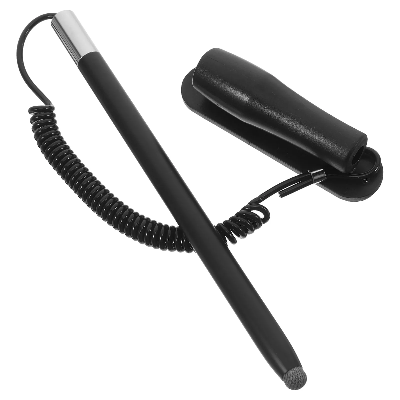 Spring Pen Multifunctional Capacitive Stylus Retractable Universal Touch Pen Holder Compatible Car Tablet Pens for Car