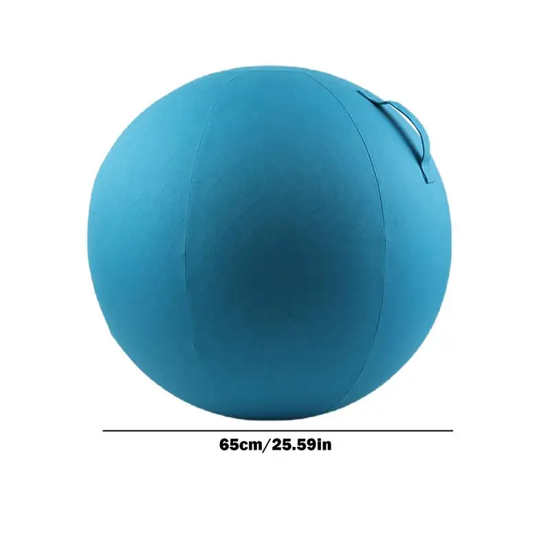 65CM Yoga Ball Dustproof Cover Anti-Slip Cotton Anti-static Absorb Sweat Yoga Fitness Ball Cover for Protective Case