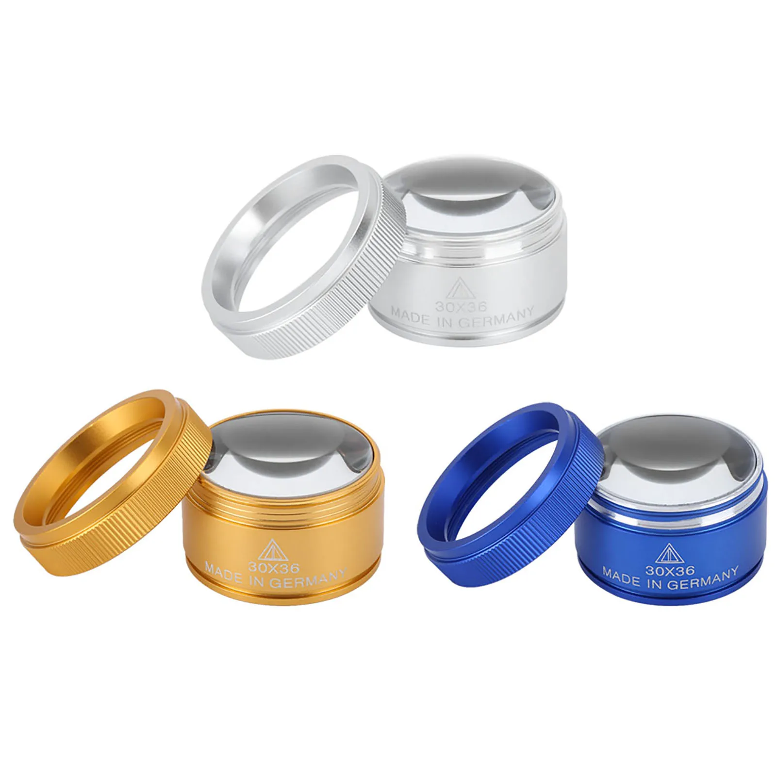 عدسة مكبرة 30X عدسة مكبرة محمولة لتحديد المجوهرات عدسة مكبرة 30X عدسة مكبرة محمولة