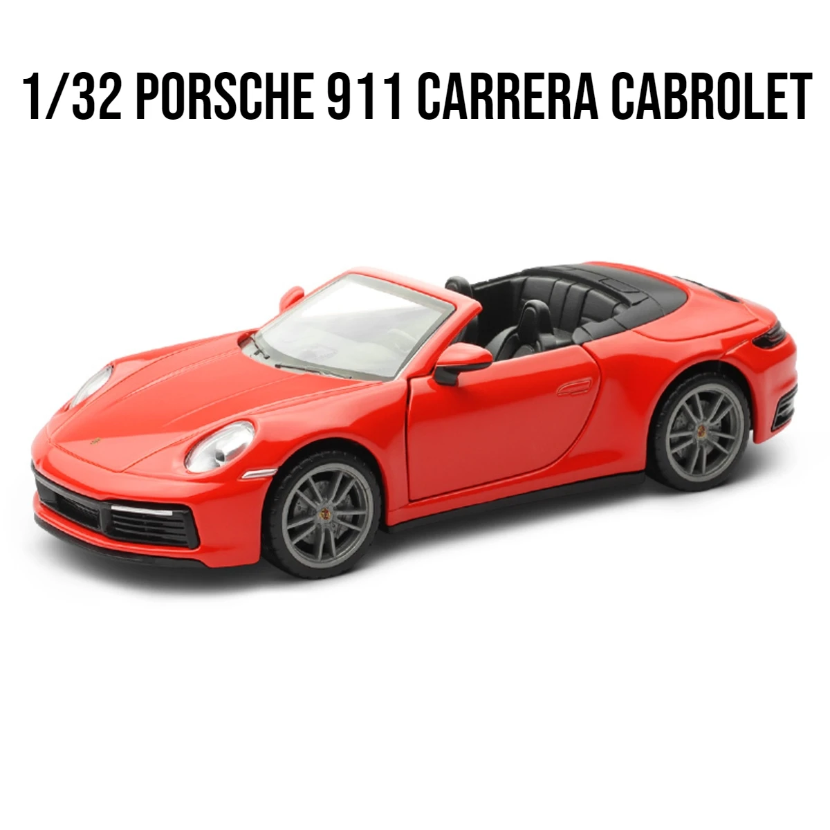 1/32 Porsche 911 GT2 RS Carrera Toy Car Model Diecast Metal Racing Miniature Pull Back Sound & Light Collection Gift For Boys