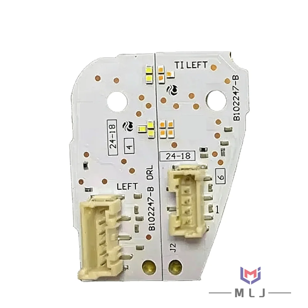 B102248-B B102247-B White Angel Eyes DRL Turn Signal Boards For 2017-2021 Seat Arona Ibiza LED Headlight Daytime Running Light