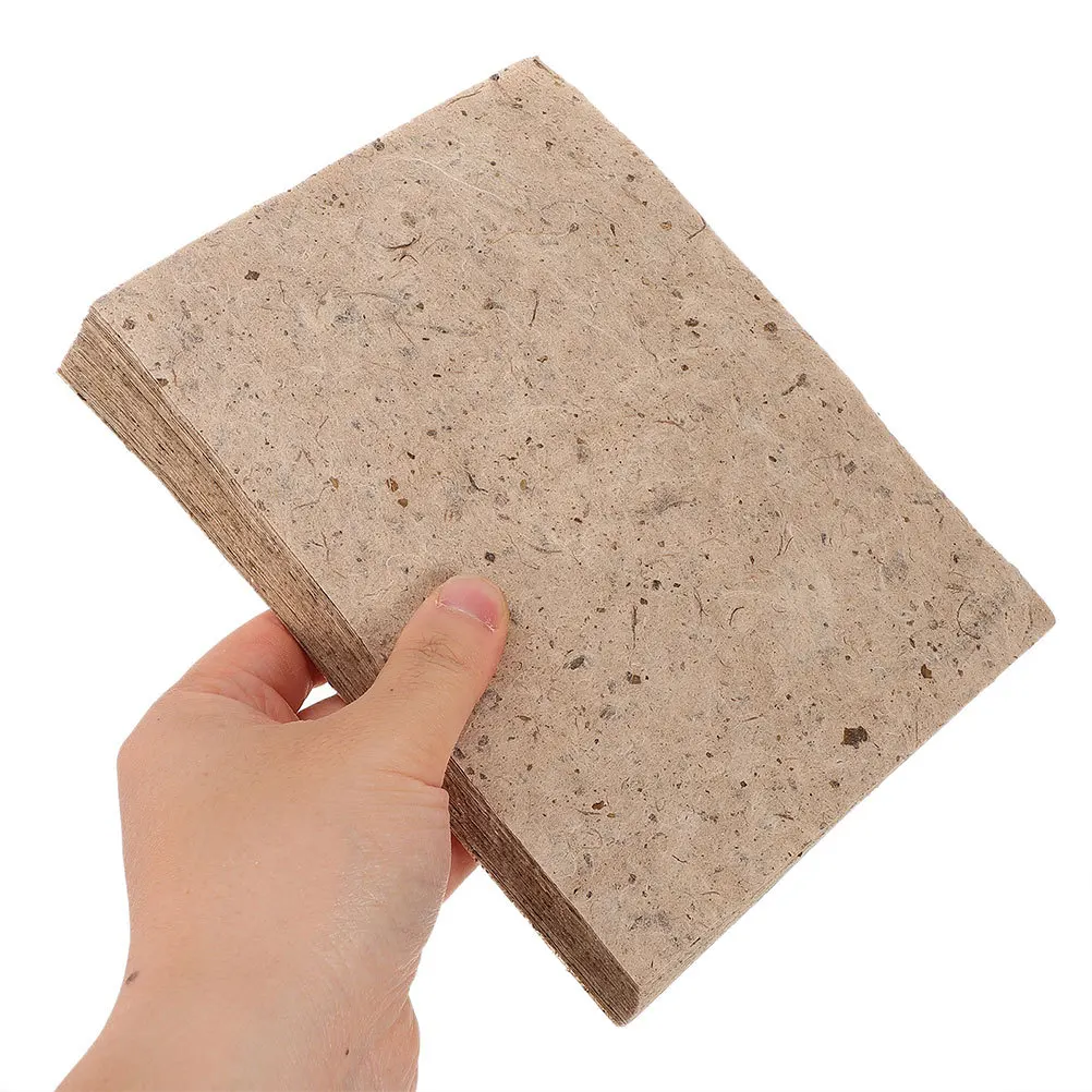 

20Pcs Handmade Bark Paper Vintage Texture Sheets for Scrapbook Calligraphy Decoupage Painting DIY Craft Paper Supplies