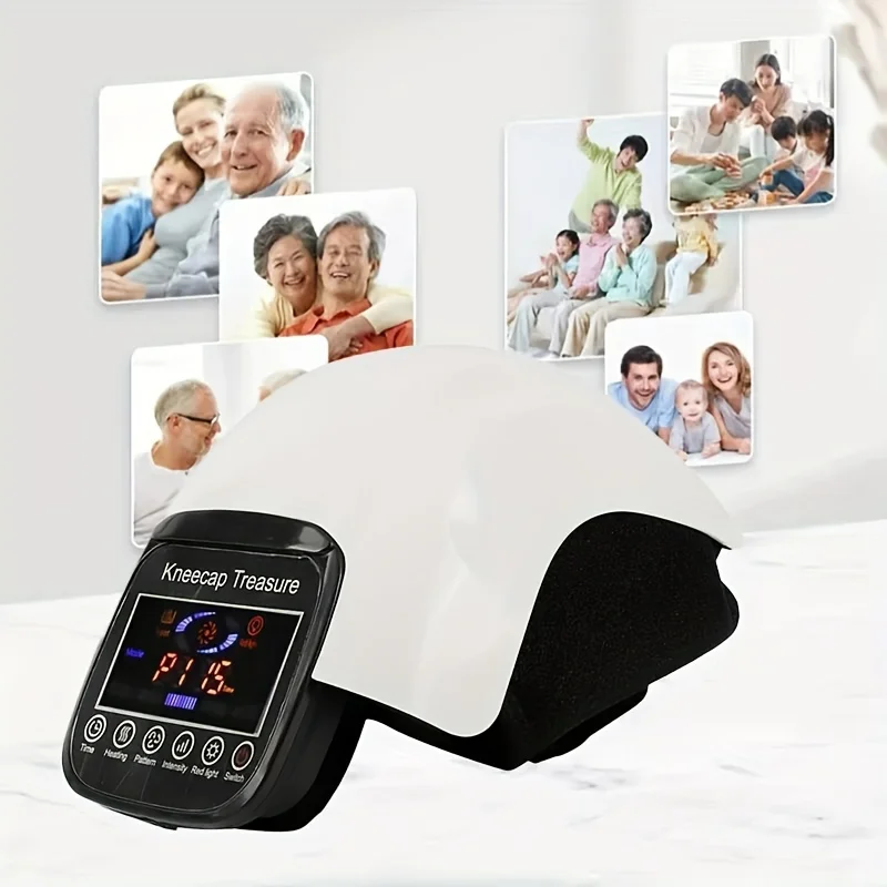 Heating Knee Pad Knee Massager Vibration Hot Compress Joint Massager Physiotherapy Instrument Gift For Parents And Elderly