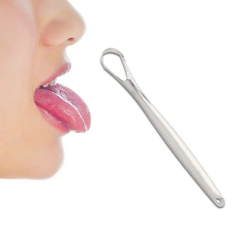 Reusable Remove Tongue Dirt Remove Bad Breath Coating Cleaner Oral Hygiene Tongue Scraper Oral Care Cleaning Brush