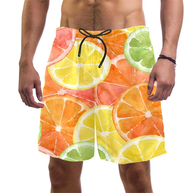 Hawaiian Summer New 3D Tropical Fruits Printing Beach Shorts For Men Children Cool Streetwear Board Shorts Vintage Clothing Pant