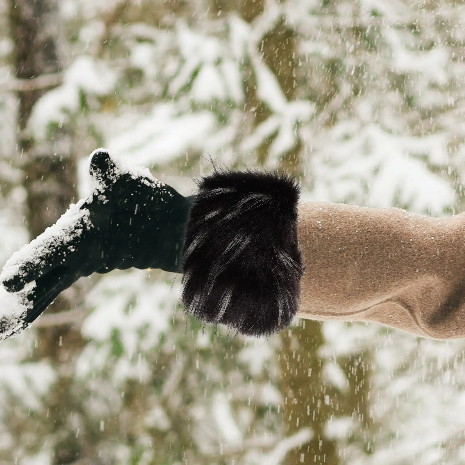 

Уютные нарукавники для холодной погоды, 2 шт., мягкие термоманжеты, легкие, дышащие, гибкие, для женщин, для повседневного ношения дома и в офисе