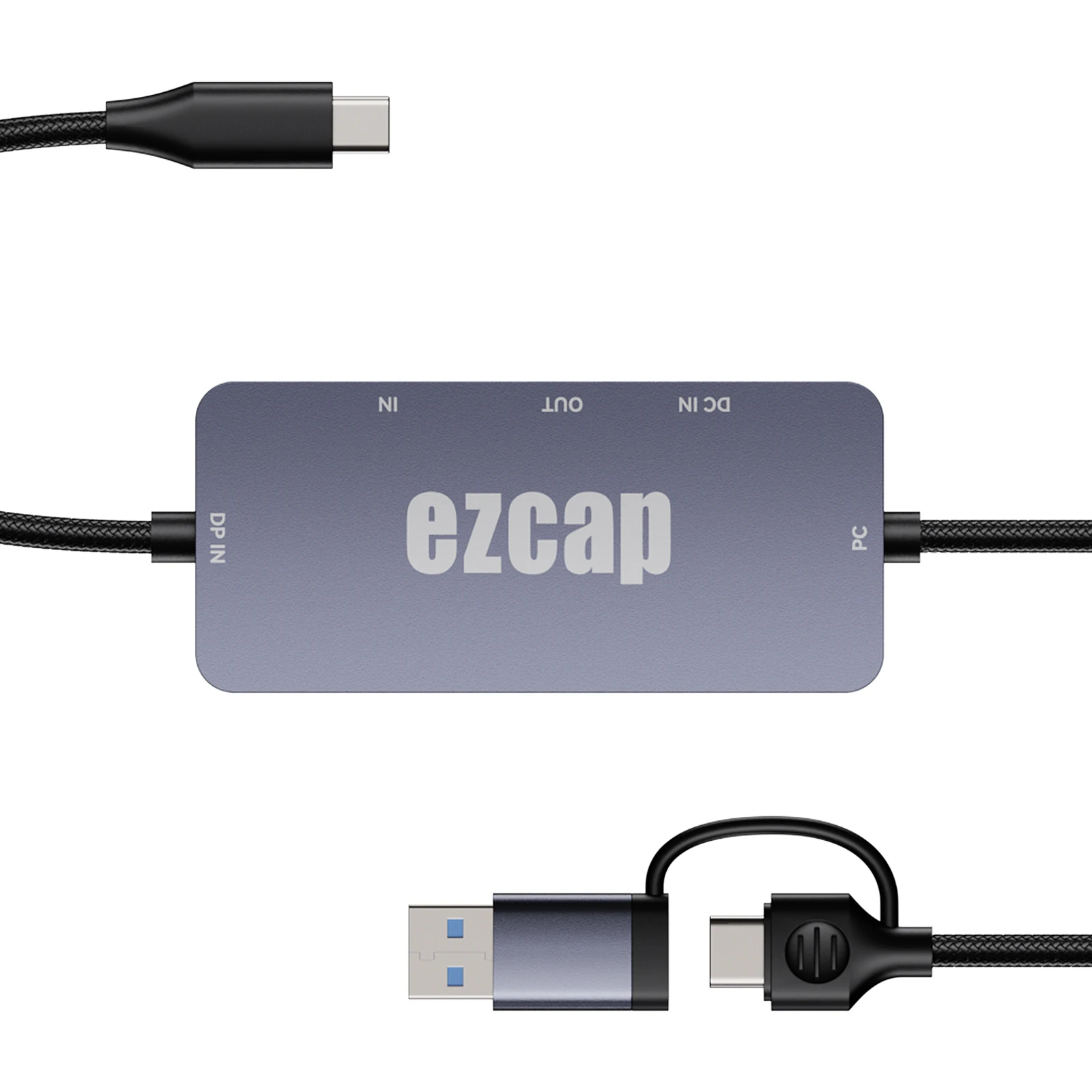 4K HDMI Video Capture Card DP Type C USB 3.2 Video Recording Box Support Displayport Phone Pad Screen Mirroring / PC Live Stream