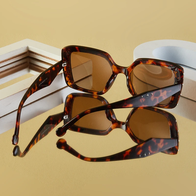 1 قطعة نظارات الموضة النسائية الجديدة إطار مربع كبير الحجم أنيق عصري نمط الشارع هدية عيد حفلة يومية نزهة ركوب الدراجات الشمس P