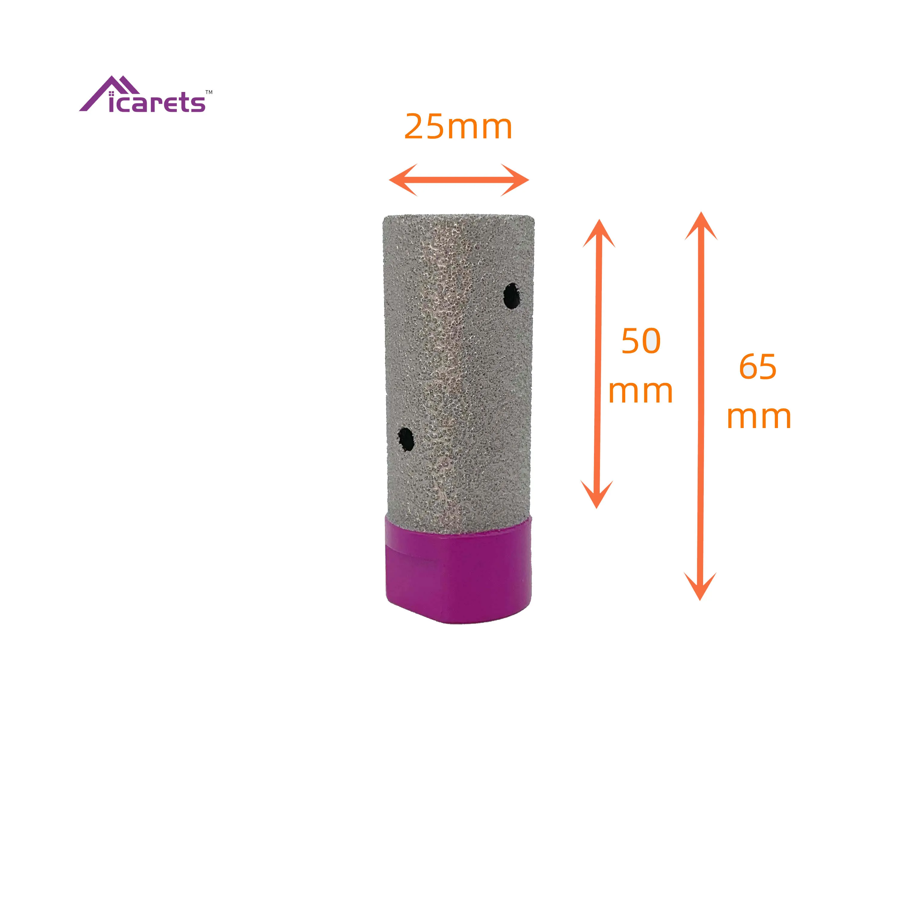 ICARETS 1PC Diameter 10/20/25MM Diamond Finger Bit M14 Milling Cutting Beveling Hole For Porcelain Ceraminc Marble Enlarge Shape