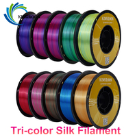 10KG/22lbs Tri-Color Silk PLA 3D Printer Filament 3 Color for 3D Printing Plastic Materials 1.75mm For FDM Printer Special Color