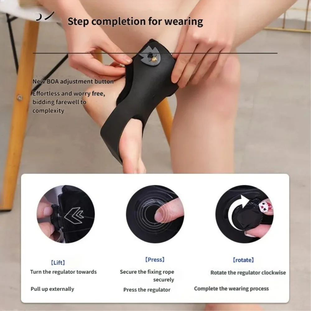 Drop foot Foot inversion orthotic device Stroke rehabilitation training equipment Hemiplegic ankle brace Corrective shoes