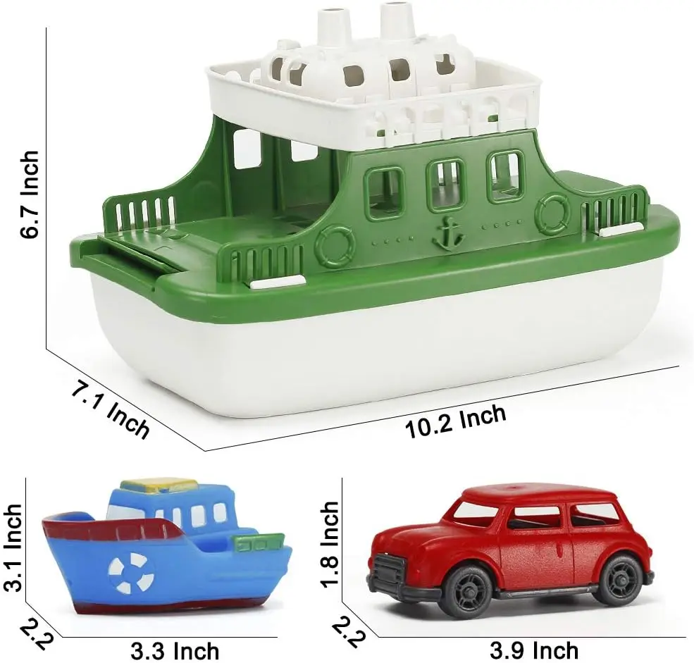 Mini-Auto-förmiges Babyparty-Spielzeug mit Sprinkler, Schwimmbad, Badewanne und Strand, Geburtstagsgeschenk für Kinder mit Bootsfunktion
