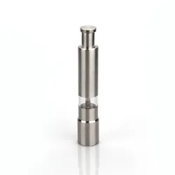 1PCS Pepper Grinder,Household Sea Salt Ginder, Creative Stainless Steel Spice Grinder,Manual Sea Salt Mill
