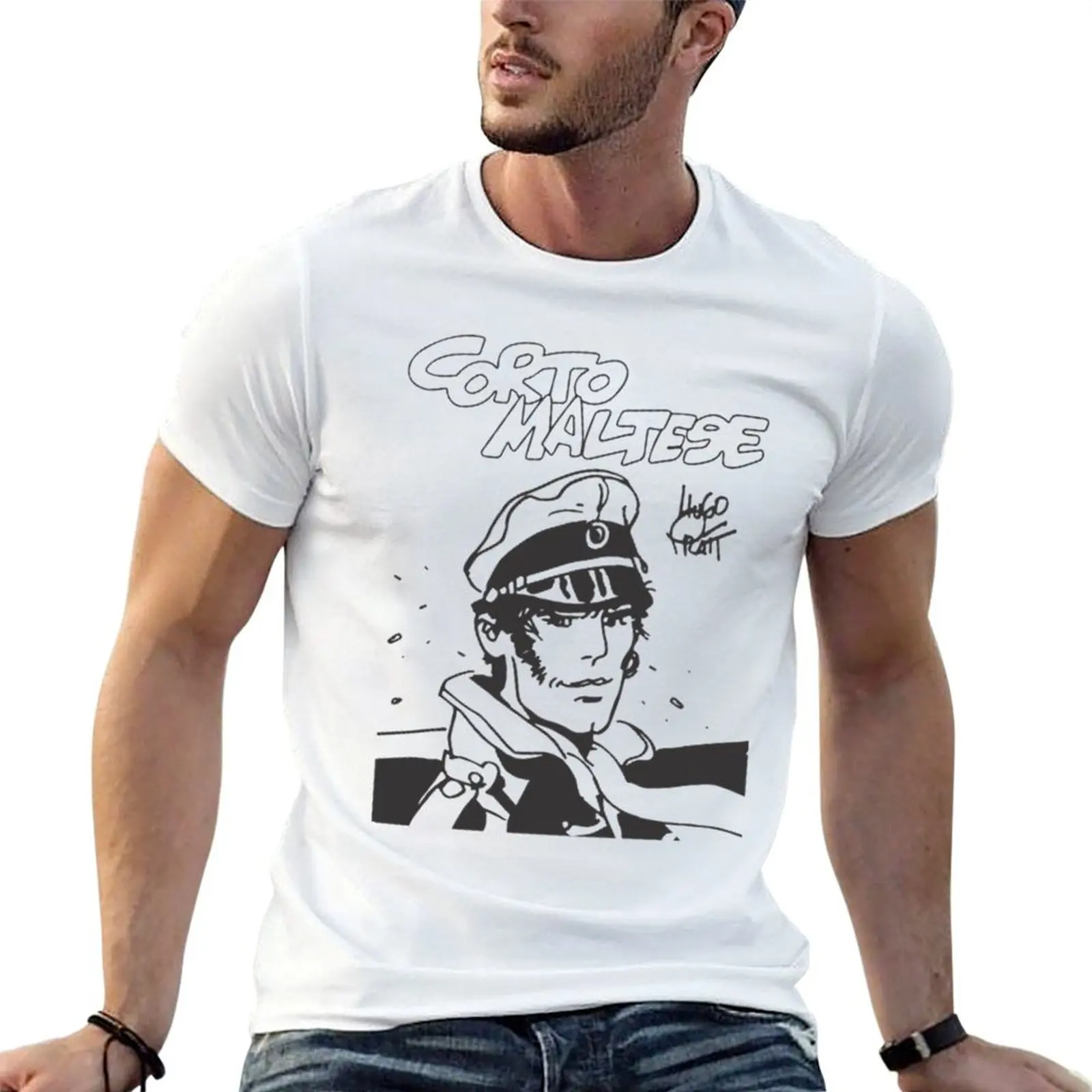 

Corto Maltese T-Shirt t shirts for man graphic tees t shirts for man graphic vintage man t shirts for men T-shirt