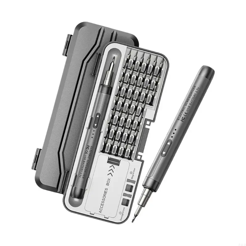 2025 New Screwdriver Set 46 in 1 Screwdriver 3.7V Power Screwdriver Bits Repair Tool for Phone Camera Computer Repair