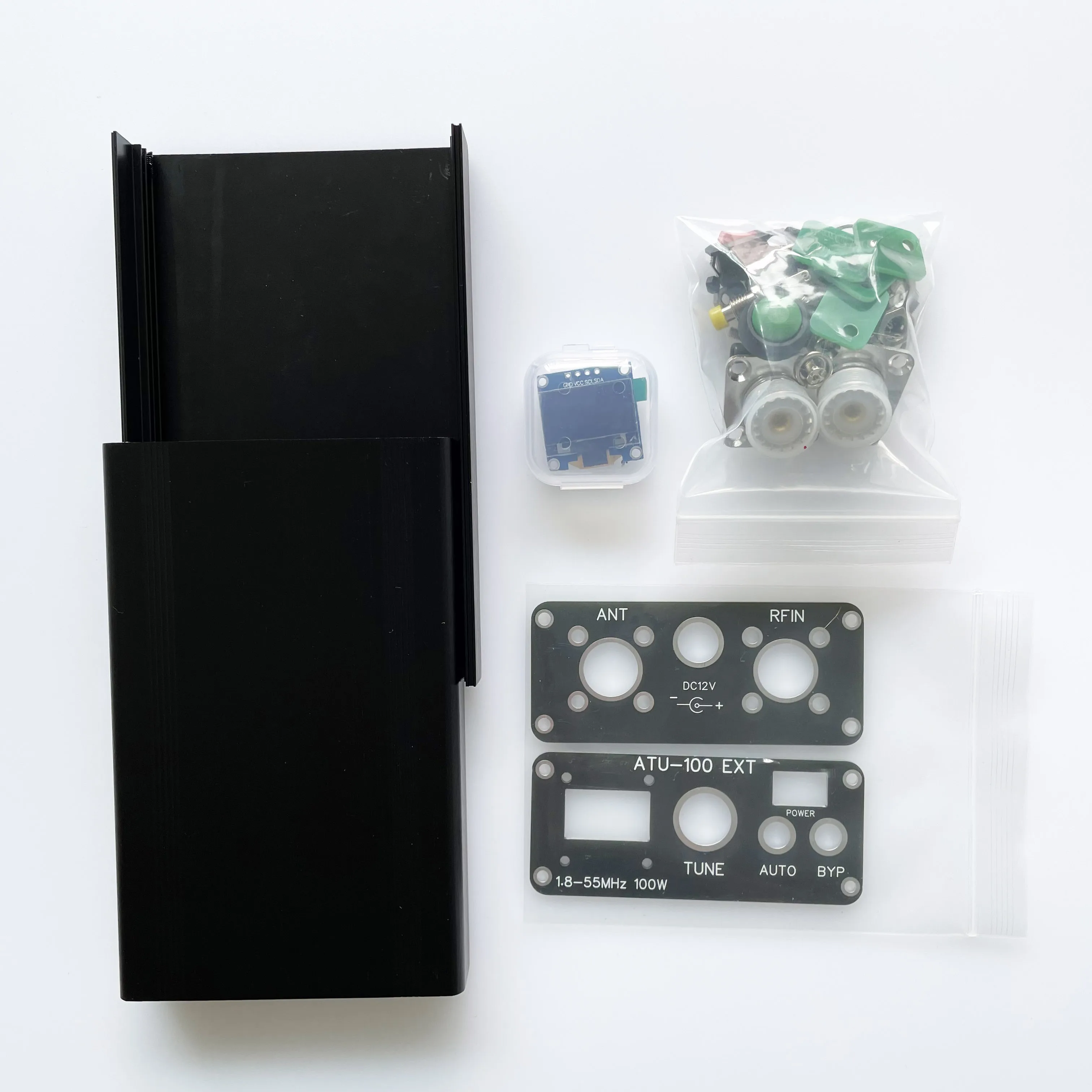 ATU-100 ATU100 Only Box Shell Case 1.8-50MHz Antenna Tuner by N7DDC 7x7