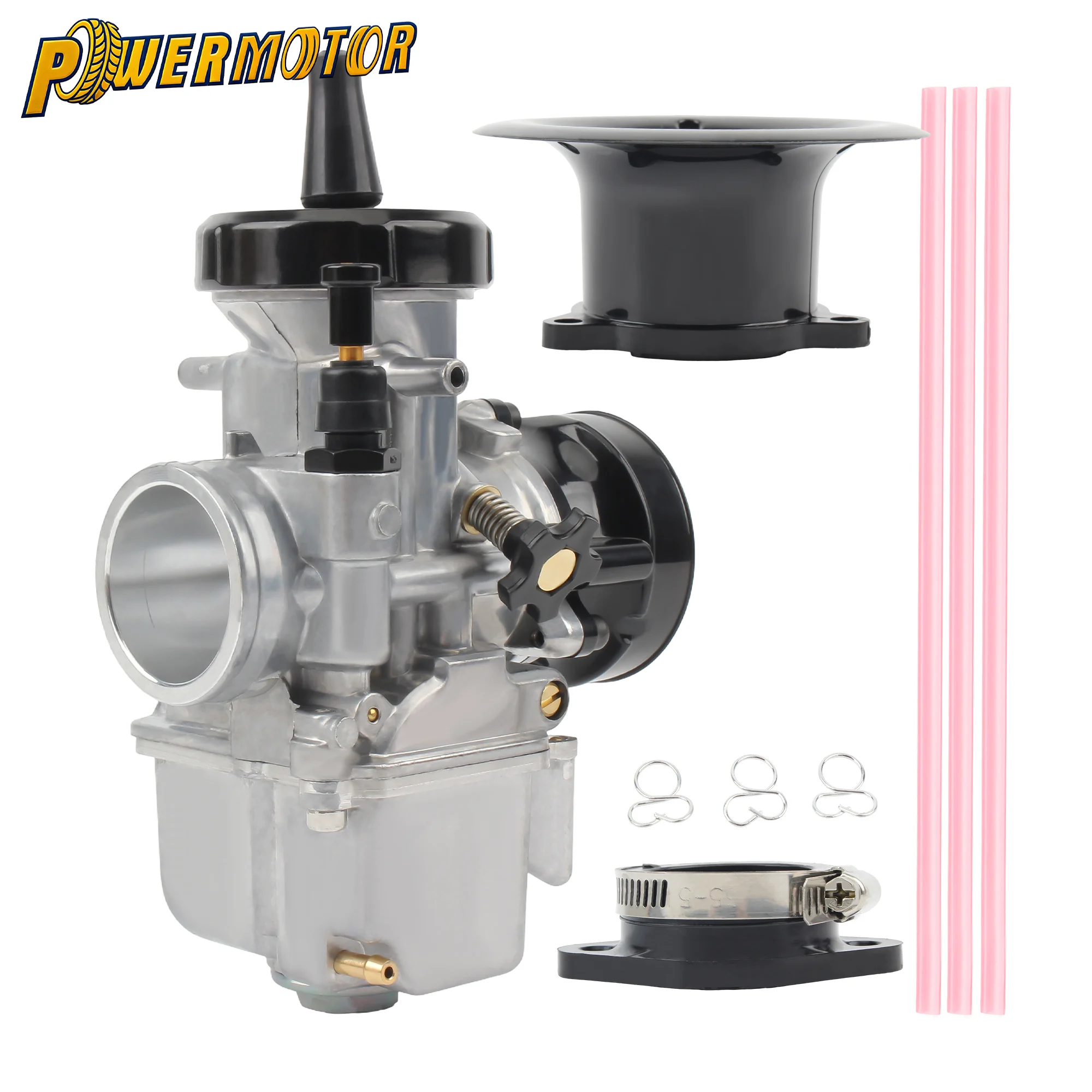 

Universal Motorcycle 24 26 28 30 32 34mm Carburetor Kit For HONDA Yamaha KTM SUZUKI Kawasaki KSR PWK ATV Dirt Bike Scooter Carb