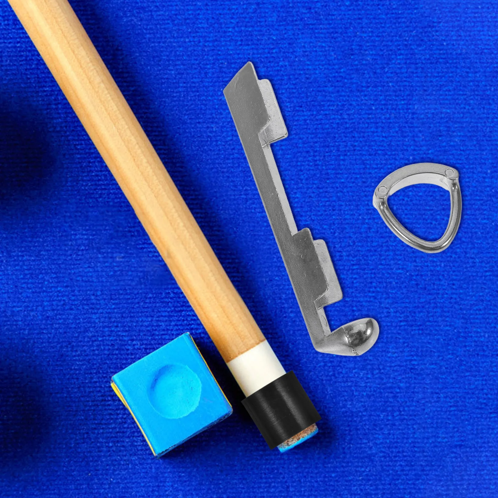 

3Pcs Pool Cue Tip Repair Clamp Silver Metal Billiard Cue Tip Press Professional Maintenance Tool Fast Installation Replacement