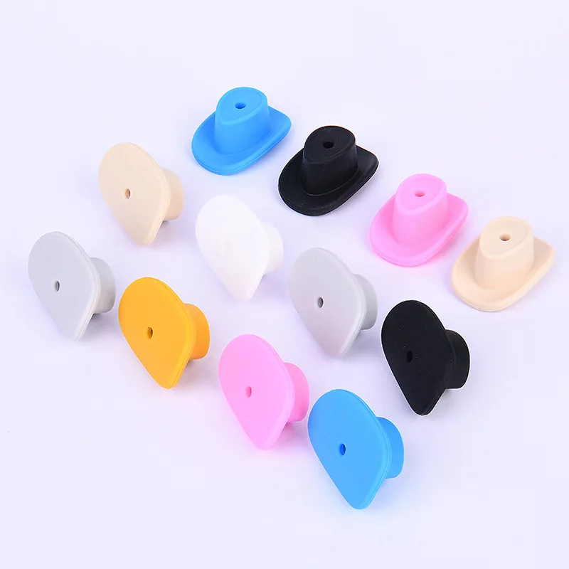 20pcs New Silicone Beads Mini Focus Beads For Pens Food Grade Silicone Teether Beads DIY Jewelry Pacifier Chain Accessories