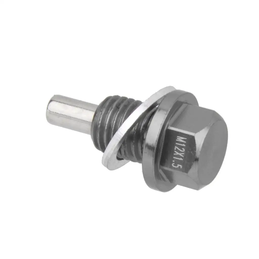 Arandela magnética anodizada roja universal del tapón de drenaje de la cárter de aceite del motor M12*1.5