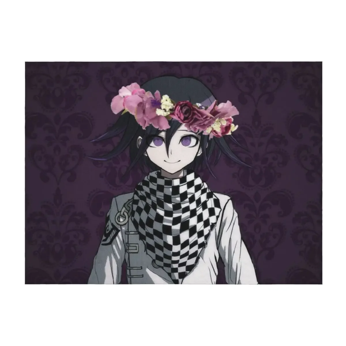 

Kokichi Ouma Ultimate Liar Throw Blanket Winter beds Flannel Blankets For Sofas for sofa Blankets