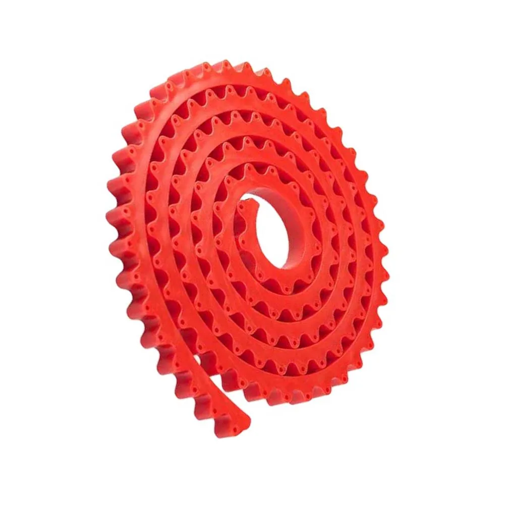 Gear Driven Template Profiling Strip Elastic Polymer Material Flexible Template For Woodworking Gear Driven Red