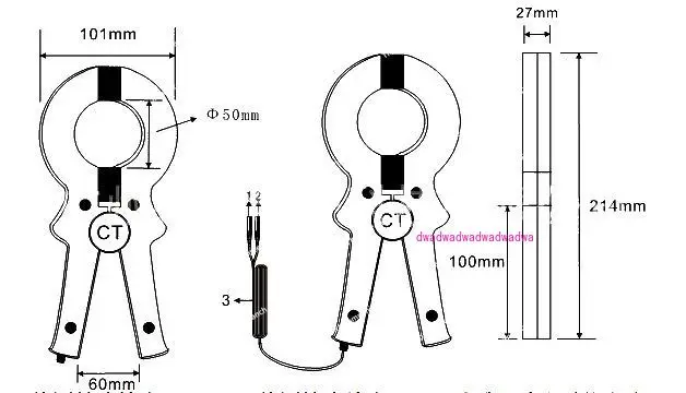 

Clamp Type Current Transformer, Multi-function Meter Open Type Transformer