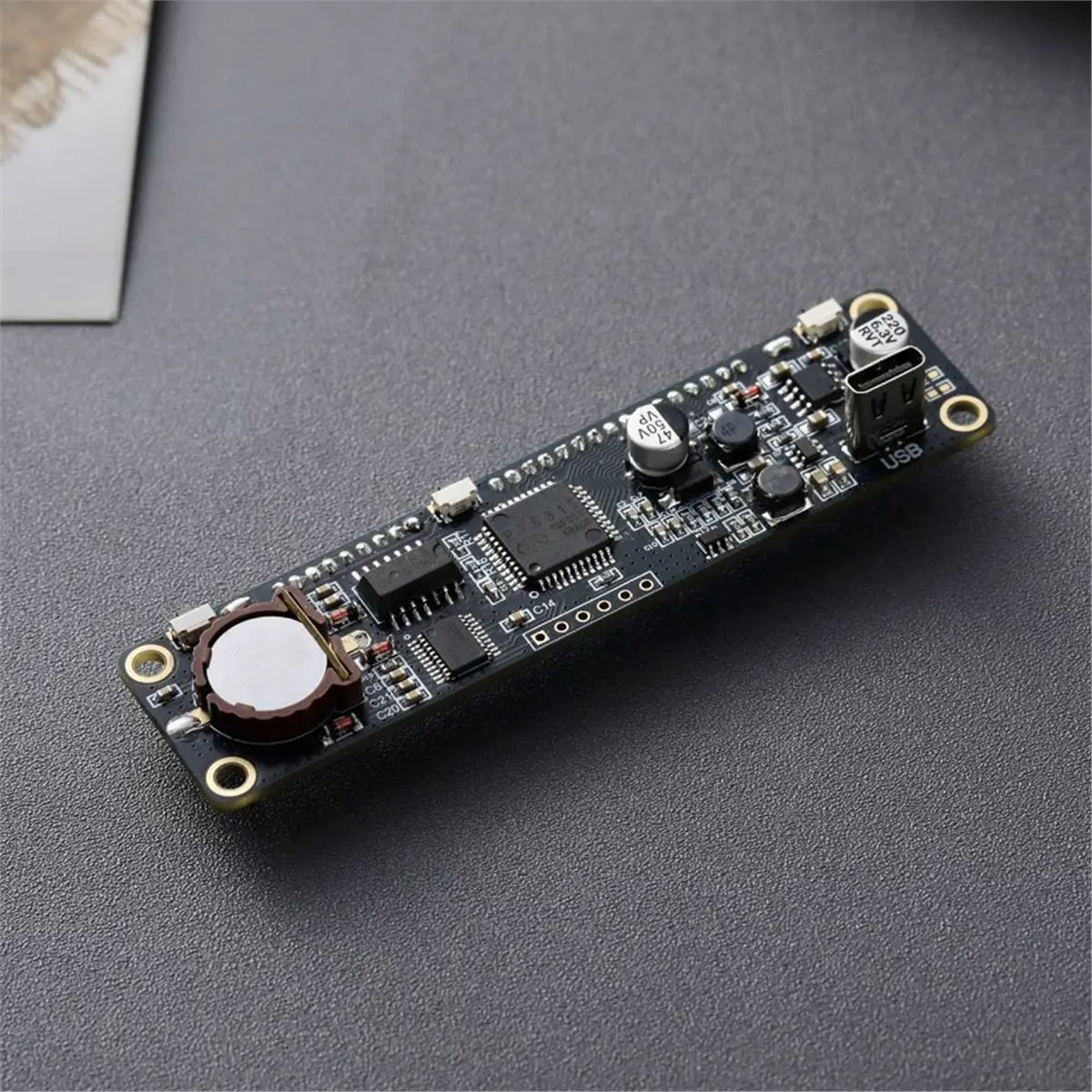 A72U VFD Clock Vacuum Fluorescent Display Reverse Display Fluorescent Automatic Calibration DIY Gift Type-C Power Supply
