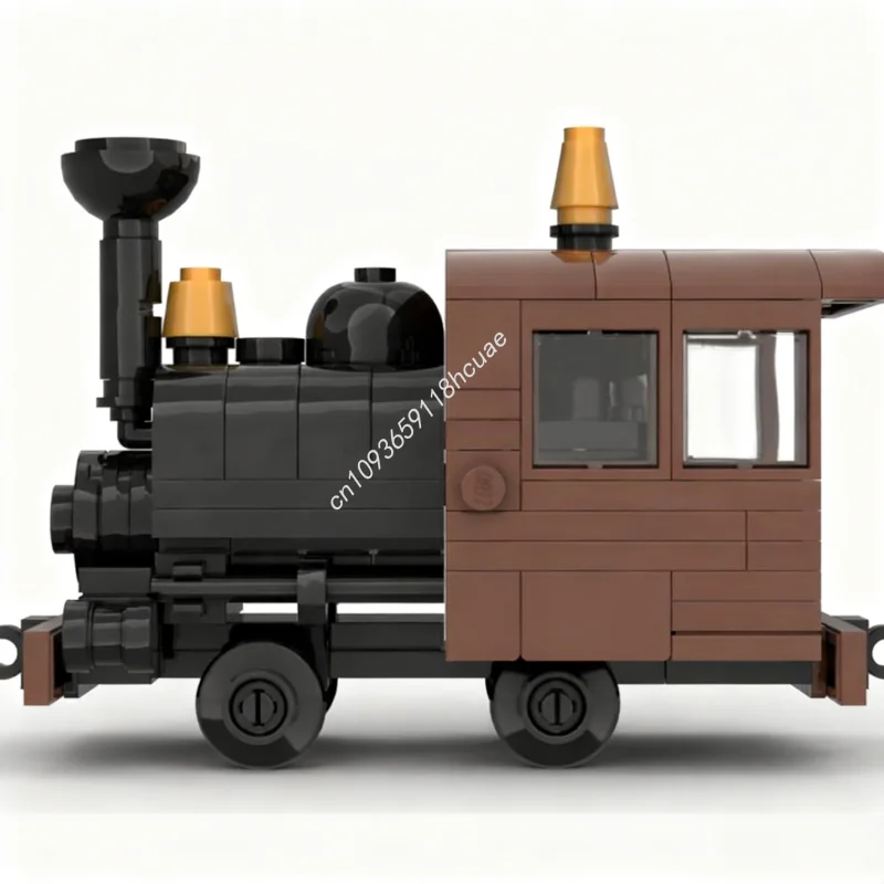 169 Uds. MOC Betsy Railroads modelo en línea bloques de construcción niños creativos cumpleaños montar ladrillo juguetes modulares regalos de navidad