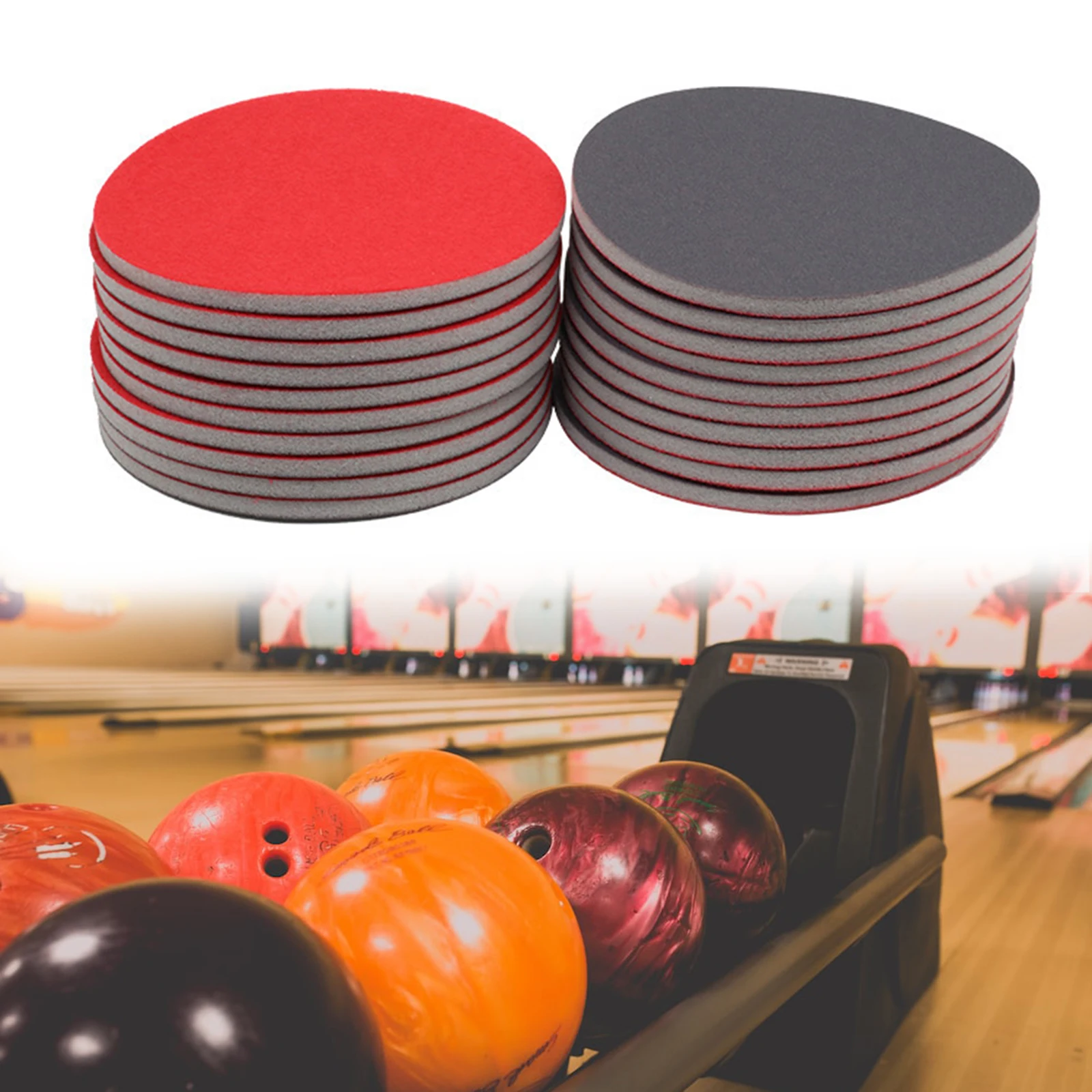 

6/8/16 Pcs Bowling Sandpaper Kit 5 Inch 3000/2500/2000/1500/1200/1000/800/600 Polishing Sponge Sanding Pads Bowling Equipment