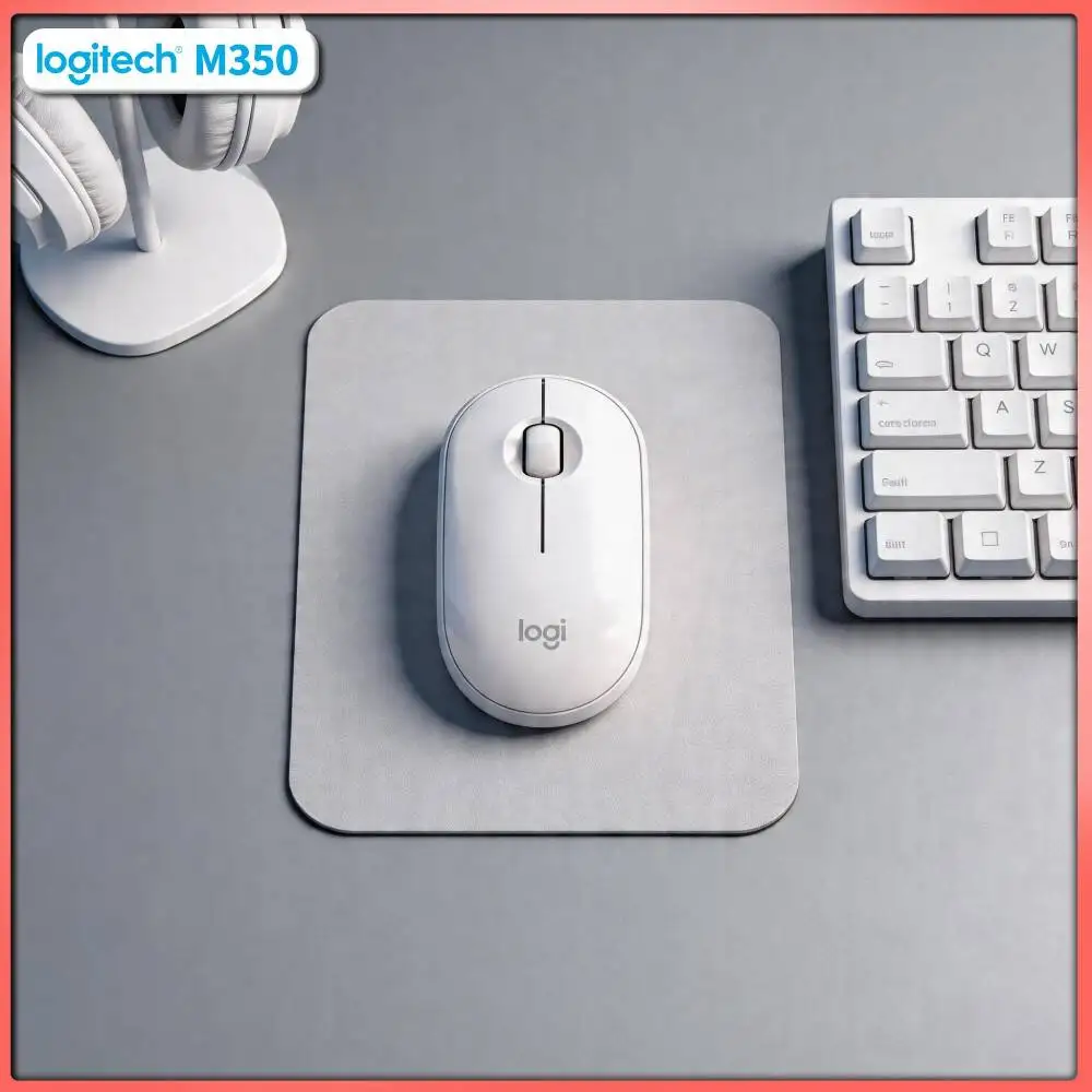 Logitech M350 Ergonomic Silent Mouse - Comfort Grip, Quiet Operation, 1000 DPI, 10m Range, Home Office Essential