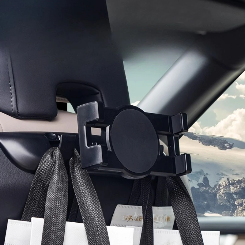 

For Volvo XC60 XC90 S90 S60 V60 Car Seat Back Support Base Mobile Phone and Tablet Holder Seatback Hook Accessories