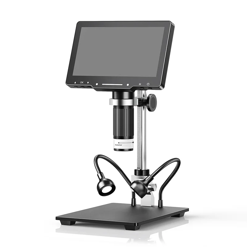 For Factory OEM ODM 1600X 12MP HD 7 inch IPS Screen Microscope Camera electron Magnifier Magniifying glass Video Digital